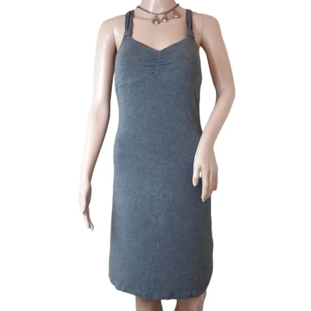 Dakini Women’s Gray Crossback Dress
